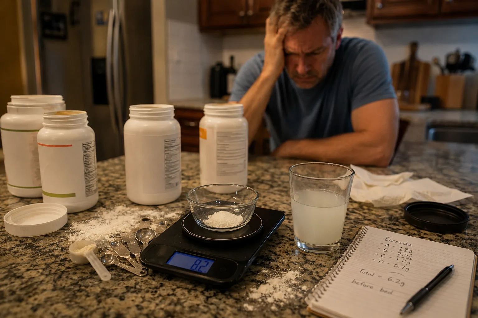 Mixing four powders at home — a process most people abandon