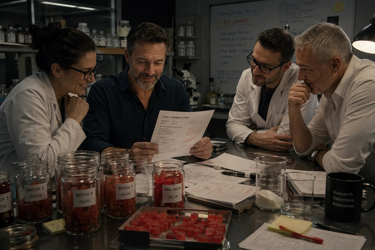 We cracked the code — the final formula was ready