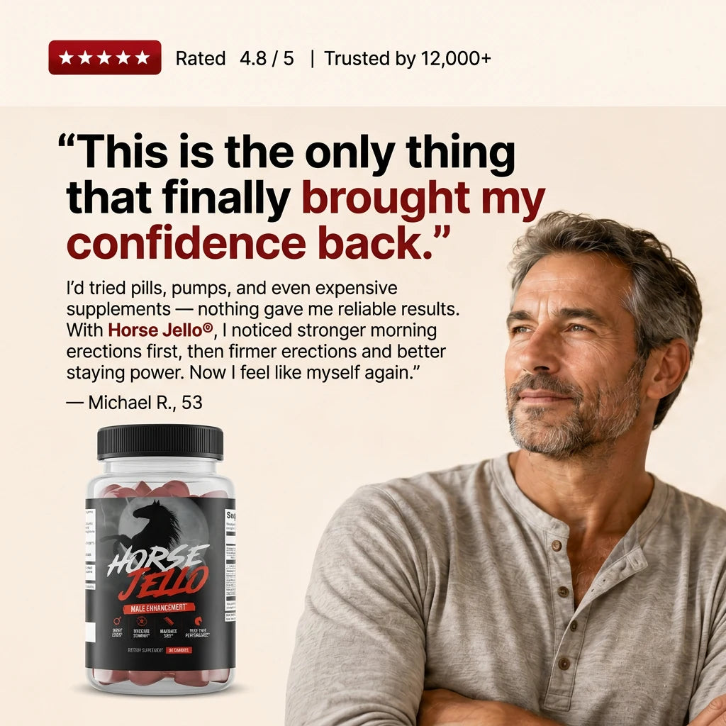 Rated 4.8 out of 5, trusted by 12,000+ customers. A daily wellness gummy men make part of their routine. &mdash; Michael R., 53.
