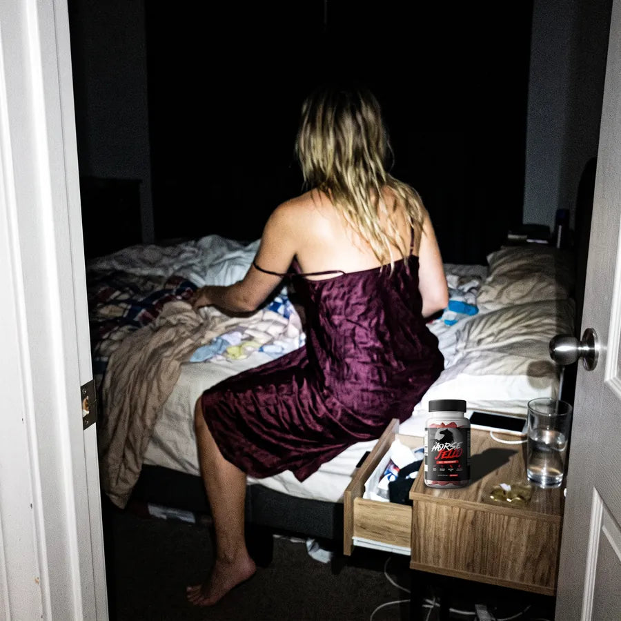 Paul H. and his wife, the bottle on the nightstand